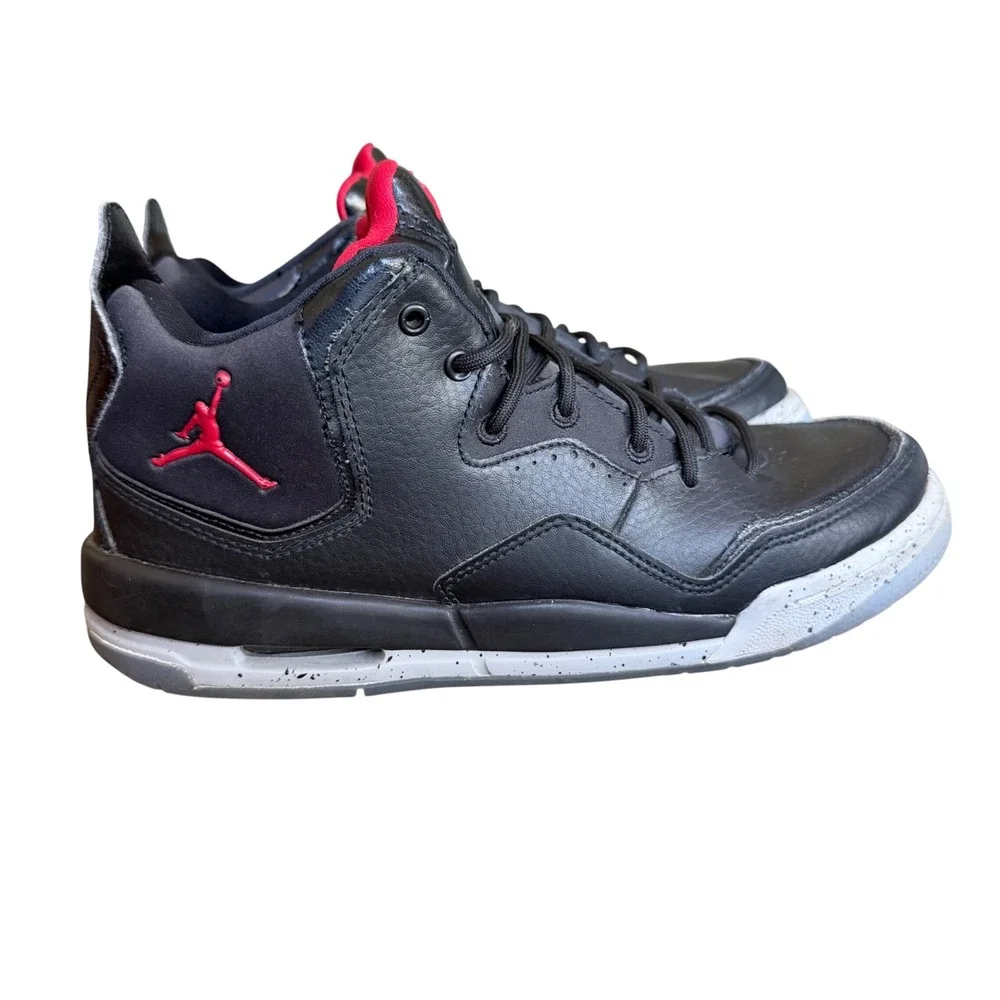 Jordan Courtside 23 Black Gym Red White AR1002-023 Mens 7Y Basketball Shoes